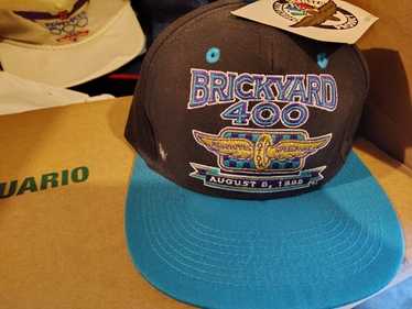 帽子 1995 NASCAR BRICKYARD 400 SNAPBACK CAP Vintage Brickyard 400 Snapback Hat Cap by Logo 7 August 1995