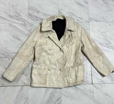Vintage 70s leather patchwork jacket - Gem