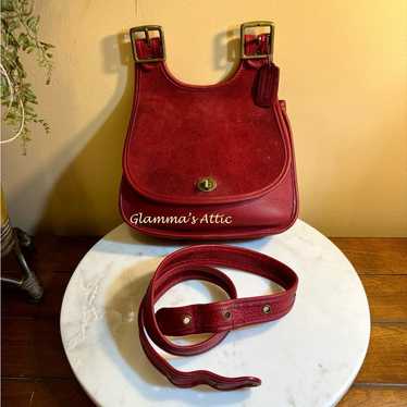 バッグ Vintage Coach Berkeley Drawstring Red Vintage Coach Red Drawstring Bucket Bag 1980s | eBay