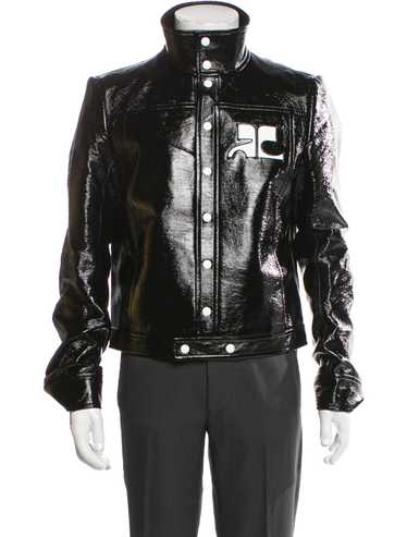 courreges ジャケット Courreges - クレージュ ジャケット レザージャケット ゴールド