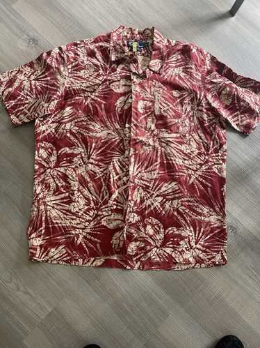 Aloha@Hawaiiワンピース✴︎POLO ✴︎RALPHLAUREN Polo Ralph Lauren Shirt Mens Large Yellow Tropical Hawaiian