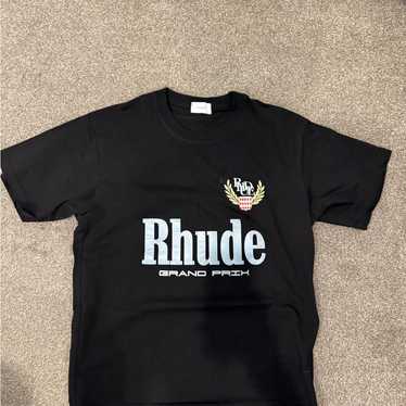RHUDE ノッティングヒル イーグル ロゴ コットン Tシャツ 人気 Rhude graphic tee - Gem