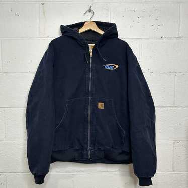 Carhartt J130 MDT ネイビー ジャケット XL Carhartt Jacket J130 MDT Men's 2XL XXL Canvas Midnight Navy