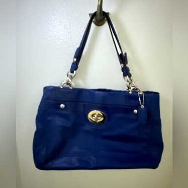 Vintage coach handbag blue - Gem