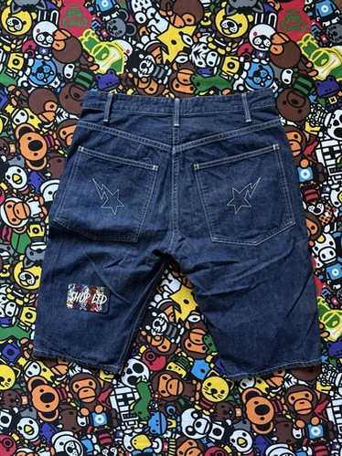 A BATHING APE デニムミニスカート スター BAPE STA Bape bathing ape star - Gem