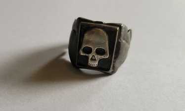 German skull ring - Gem