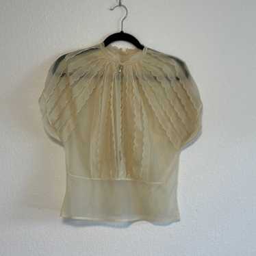 USA 1950's Sheer Blouse 50s オールドプラスチック USA 1950's Sheer Blouse 50s オールドプラスチック - メルカリ