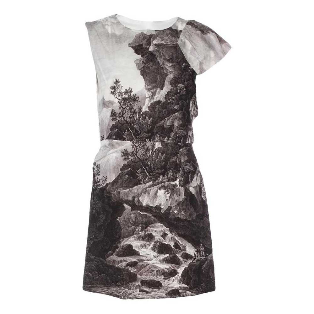 ラストチャンス【Dries van Noten】プリント ミディ ドレス 24SS NEW】DRIES VAN NOTEN / アブストラクトプリント ドレス