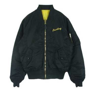 【新品・未使用】Alpha industries × BREITLING Breitling Bomber Jacket - Alpha Industries (Made in USA