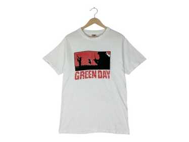 amerivintage GREEN DAY / WHITE TEE Ｍサイズ Vintage 1991 Tour Green Day Shirt Billie Joe Armstrong White