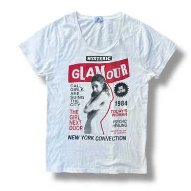 y2k✨️ 00s HYSTERIC GLAMOUR ヌード ガール ロゴ tee Hysteric Glamour Skull T Shirt Nude Woman Vintage Grunge