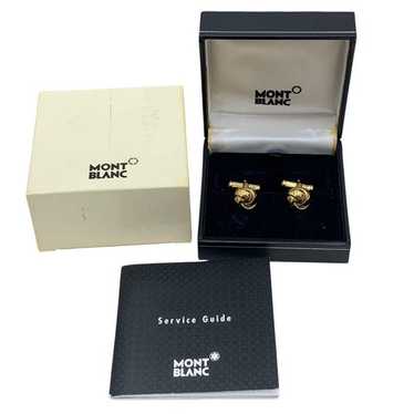 MONTBLANC カフリンクス ゴールド ブラック Montblanc cufflinks gold - Gem