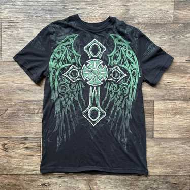 MMA ELITE 骸骨 スカル y2k グランジ V系 地雷系 Tシャツ