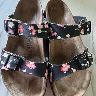 Papillio フローラルサンダル 38 BIRKENSTOCK Arizona PAP Chunky Birko-Flor Sandcastle | BIRKENSTOCK
