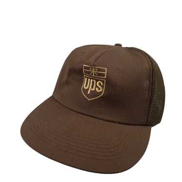 UPS ブラウンキャップ スナップバック　80s ビンテージ Vintage ups hat - Gem
