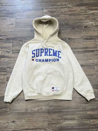 【本物保証 /関税・送料無料】Supreme x Champion Hooded Supreme®/Champion® Label Hooded Sweatshirt – Supreme