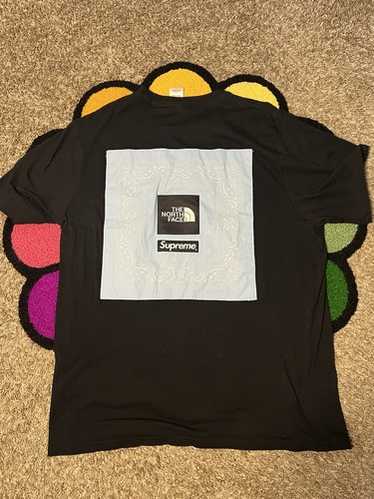 Supreme The North Face Bandana Tee Black シュプリーム Supreme The North Face Bandana Tee Black Men's - SS22 - US