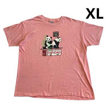 vintage panda × soft cream tee Vintage panda t shirt - Gem