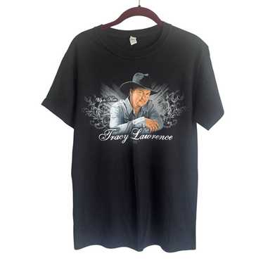 ミュージシャン Tracy Lawrence t-shirt Vintage 90s VINTAGE TRACY LAWRENCE LIVE TEE SHIRT 90s SIZE LARGE MADE IN
