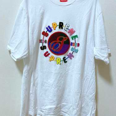 Supreme embroidered logo t-shirt - Gem