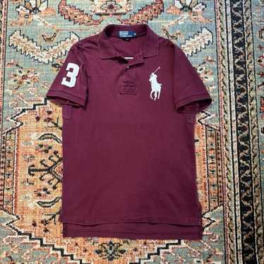 Vintage maroon polo rugby - Gem
