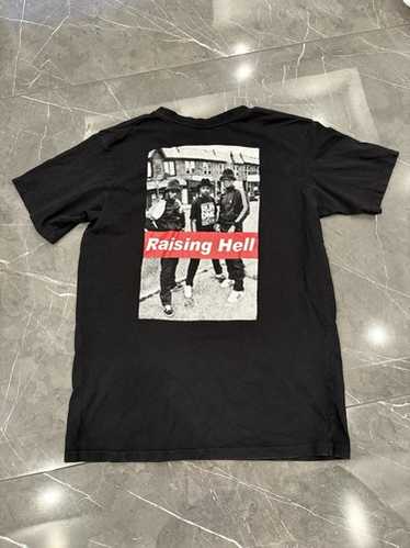 RUN DMC Raising Hell Black Tee　ラップTシャツ Vtg 1986 Run DMC Raising Hell T-shirt Black M/L 80s Rap Hip