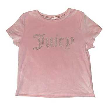 JUICY COUTURE★ラインストーンロゴ 半袖 T-shirt JC33 Juicy couture logo t-shirt - Gem