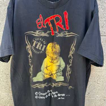 00s EL Tri メキシコ製　バンドtシャツ　ヴィンテージ　ブラック 00s EL Tri メキシコ製 バンドtシャツ ヴィンテージ ブラック