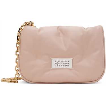 【関税＆送料込み】Maison Margiela 'Glam Slam' Pink Handbag MAISON MARGIELA - Glam Slam Pillow Leather Shoulder Bag