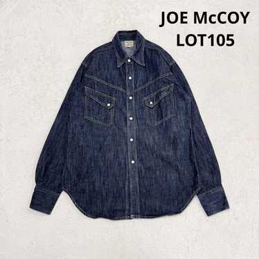 送料込み！JOE McCOY Lot105 レザーシャツ サイズ17