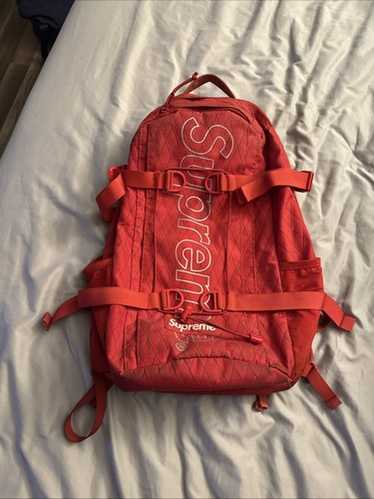 Supreme backpack 2018FW Red 送料無料 Supreme backpack 2018FW Red 送料無料