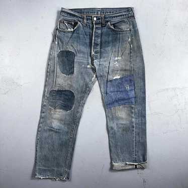 70's levi's patched jeans - Gem
