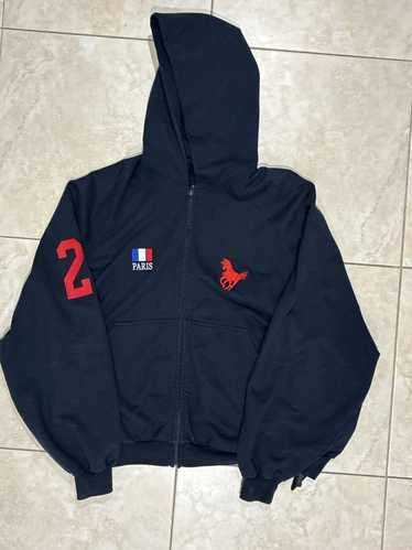 BALENCIAGA ポロ ジップフーディー Balenciaga Polo Zip Up | Grailed