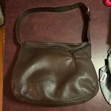 希少✨vintage coach old ホーボー　bag VINTAGE COACH LEGACY SMALL HOBO 9059 BLACK 初入荷 ふっくら