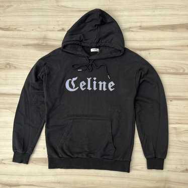 トップス Celine Logo studs hoodie Celine studs logo hoodie