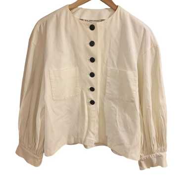 80s BALENCIAGA ボタンダウンシャツ テンセル ヴィンテージ 80s BALENCIAGA ボタンダウンシャツ テンセル ヴィンテージ