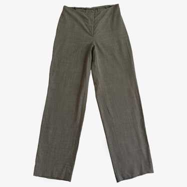 80s〜90s \"Giorgio Armani\" wide trousers Giorgio Armani Vintage 80s 90s Navy Blue Wool Balloon