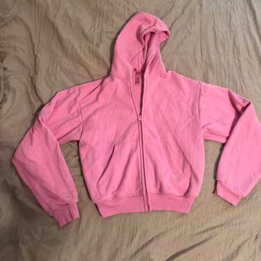 新品 SKIMS COTTON FLEECE FOODIE ピンク M パーカ SKIMS | Jackets & Coats | Skims Cotton Fleece Zip Up Hoodie