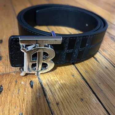 Burberry mens black belt - Gem