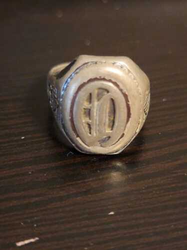 Vintage class ring sterling - Gem