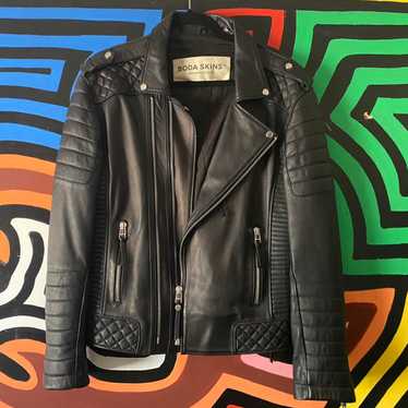 Black leather boda skins - Gem