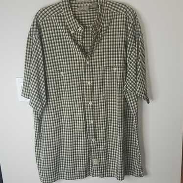 MEN'S KHAKIS BIG OXFORD BY ARROW 100% COTTON SHORT SLEEVE