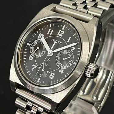 □【稼働品】 SEIKO セイコー Sマーク SUS サス 5Y89-0A50