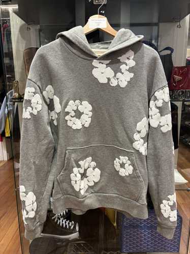 Denim Tears★Wreath カンガルーポケットフーディー Gray Denim Tears(デニムティアーズ) The Cotton Wreath Sweatshirt