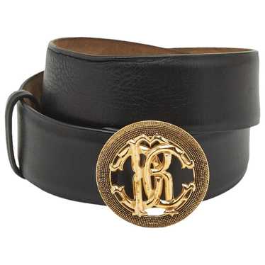 ROBERTO CAVALLI ベルト Just Cavalli Roberto Cavalli 3D Snake Buckle Black Leather