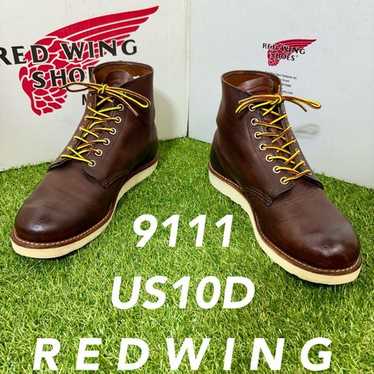Red Wing 9111 Classic Round Copper Rough Tough Brown Leather
