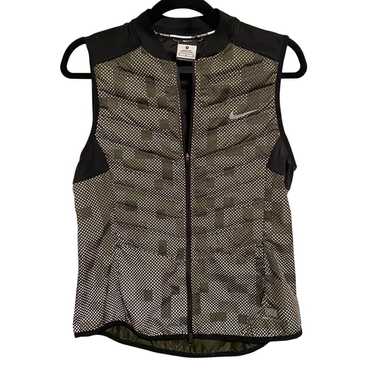 NIKE - NIKE ナイキ AEROLOFT 800 VEST FLASH フラッシュ ダウン ベスト ジップアップ ブラック Lサイズ メンズ RUNNING Nike Aeroloft 800 Vest - Men's - Clothing