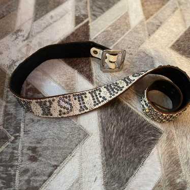 HYSTERIC GLAMOUR × BALTAZARベルトブラックスワロ kids hysteric glamour x baltazar swarovski | Depop