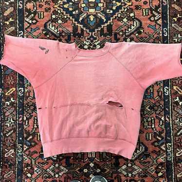 50s 60s 半袖スウェット vintage sweet 鬼フェード 50s～60s S/S Print Sweat 50年代 60年代 半袖スウェット