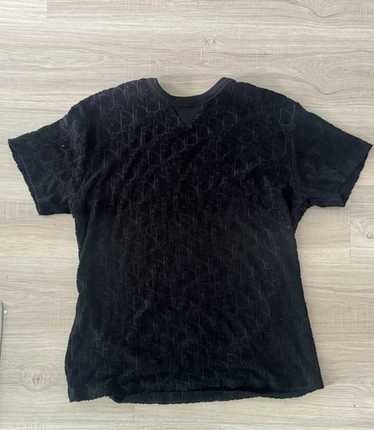 【DIOR】Oblique コットン 半袖 Tシャツ ロゴ ジャガード DIOR】Oblique コットン 半袖 Tシャツ ロゴ ジャガード